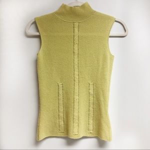 Il Gilet 100% Cashmere Sleeveless Top sz S